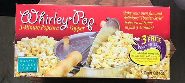 The Original Whirley Pop 3-Minute Popcorn Popper