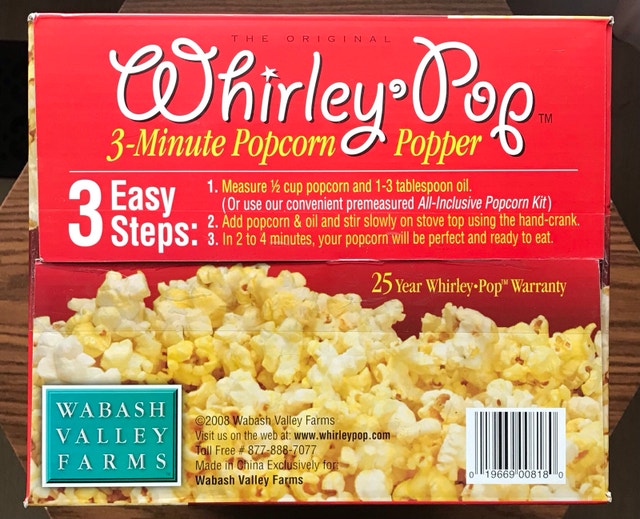 The Original Whirley Pop 3-Minute Popcorn Popper - photo 3