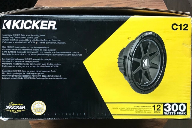 Kicker 43C124 Comp Series 12" 150W RMS Subwoofer - photo 2