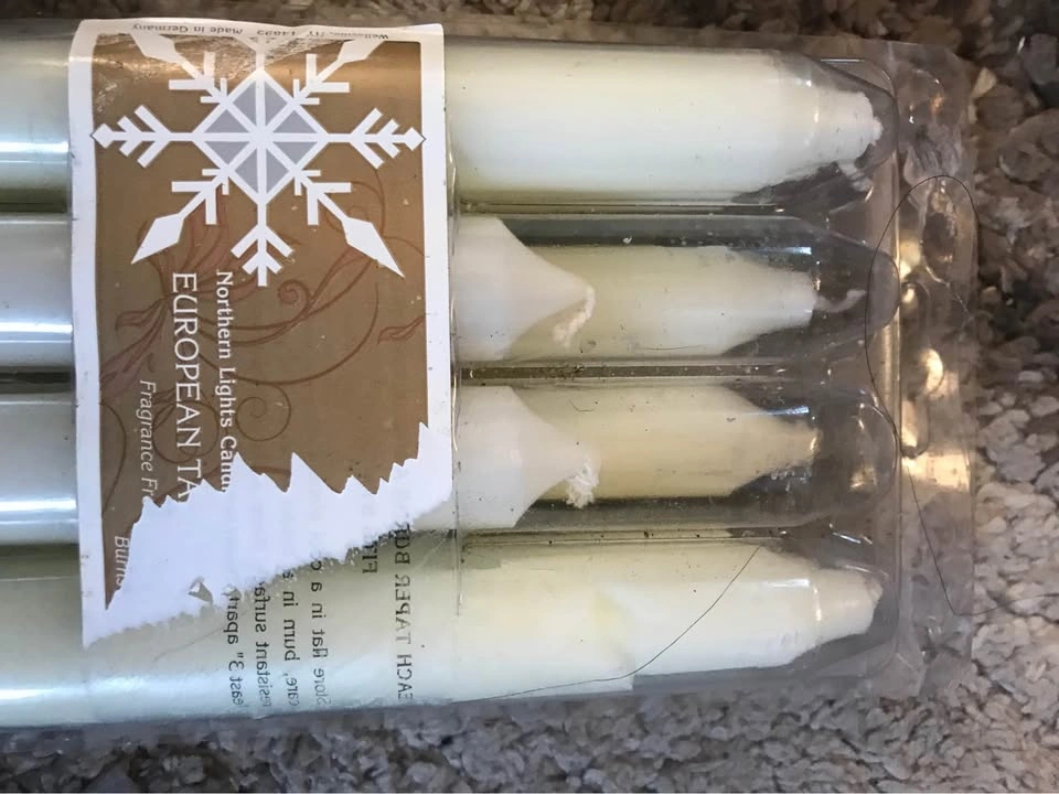 Unscented taper candles - photo 2