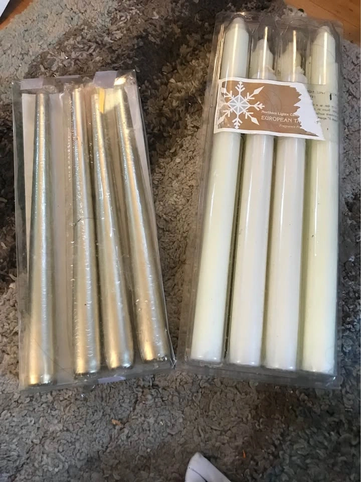 Unscented taper candles - photo 5