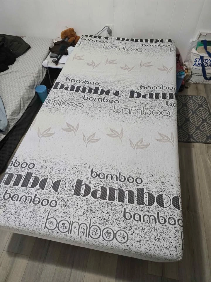 Zinus Twin Bed Frame & Bamboo Mattress - photo 2