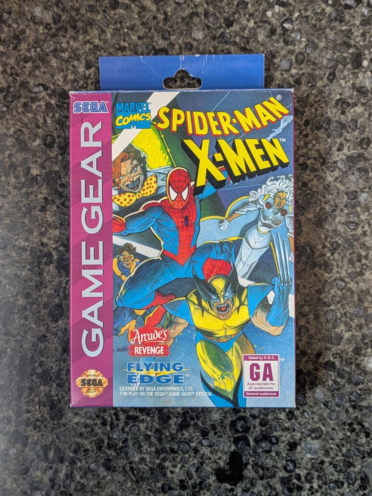 Spider-Man X-Men Arcade's Revenge Sega Game Gear CIB Rare - photo 2