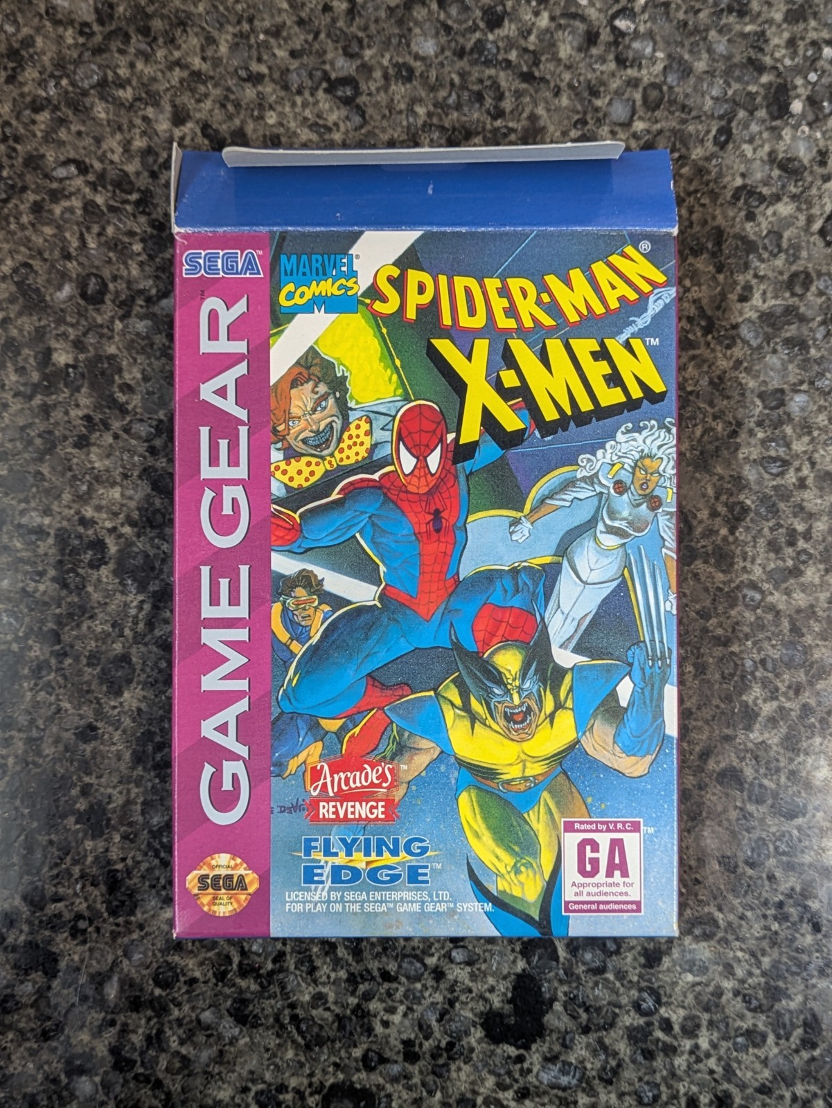 Spider-Man X-Men Arcade's Revenge Sega Game Gear CIB Rare - photo 3