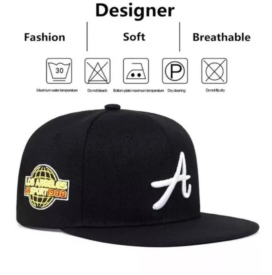 Letter A Snapback Baseball Cap Hat Adjustable Cali Hip Hop Flat - photo 2