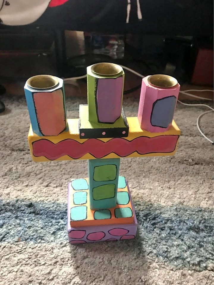 Glass Candle Holder