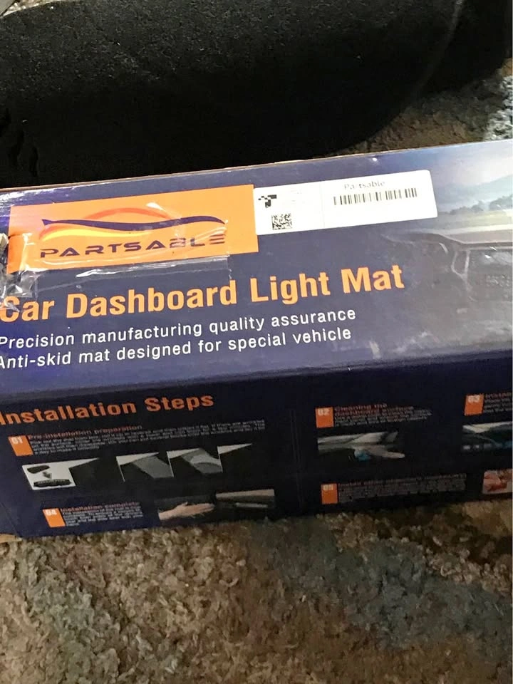 Car Dashboard Light Mat