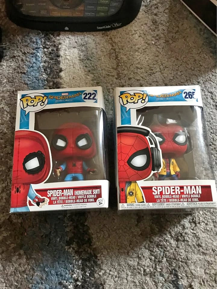 Marvel Spider-Man Vinyl Bobble-Heads #265 & #222