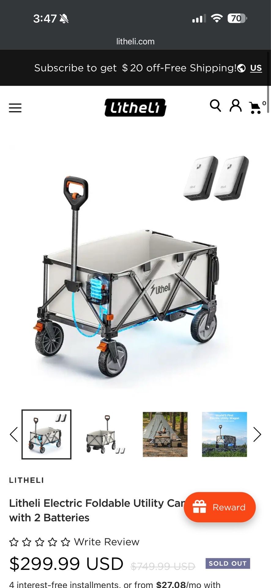 Litheli W1 Pro Electric Wagon - photo 2