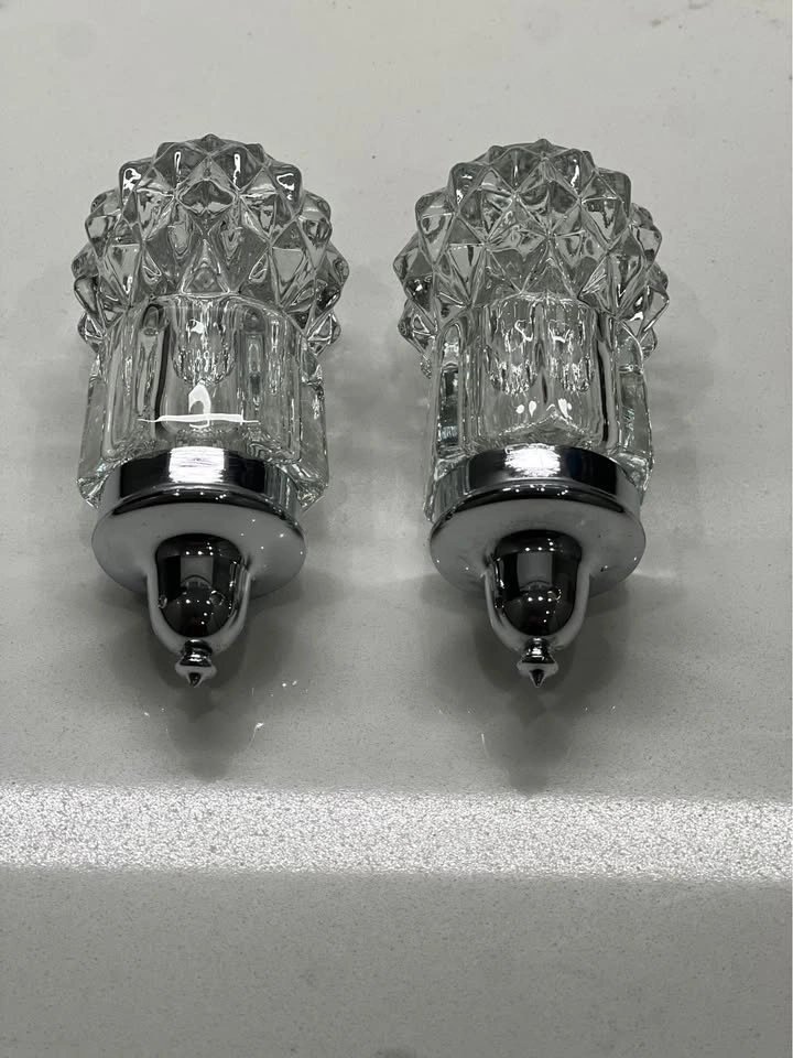 Vintage Indiana Glass Salt & Pepper Shakers - Diamond Point - photo 5