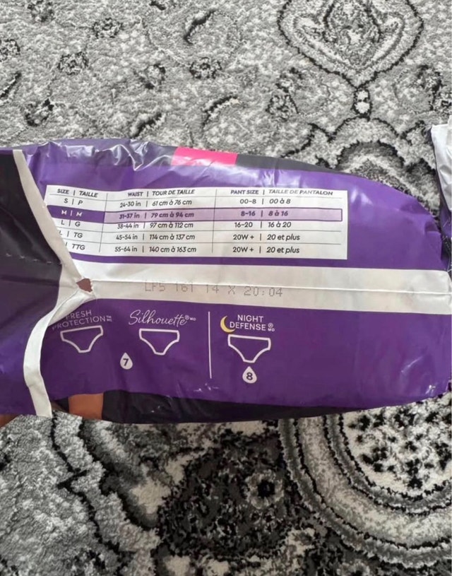 Depend diapers medium - photo 2