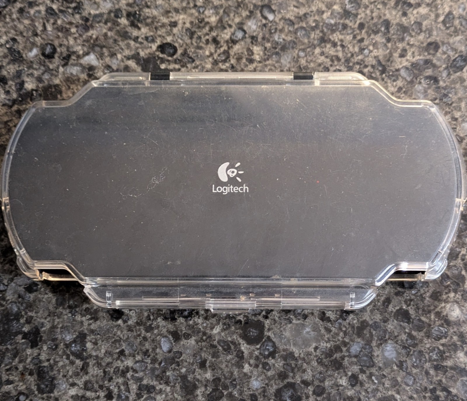 Logitech PSP Hard Shell Case - Clear Travel Carry Case