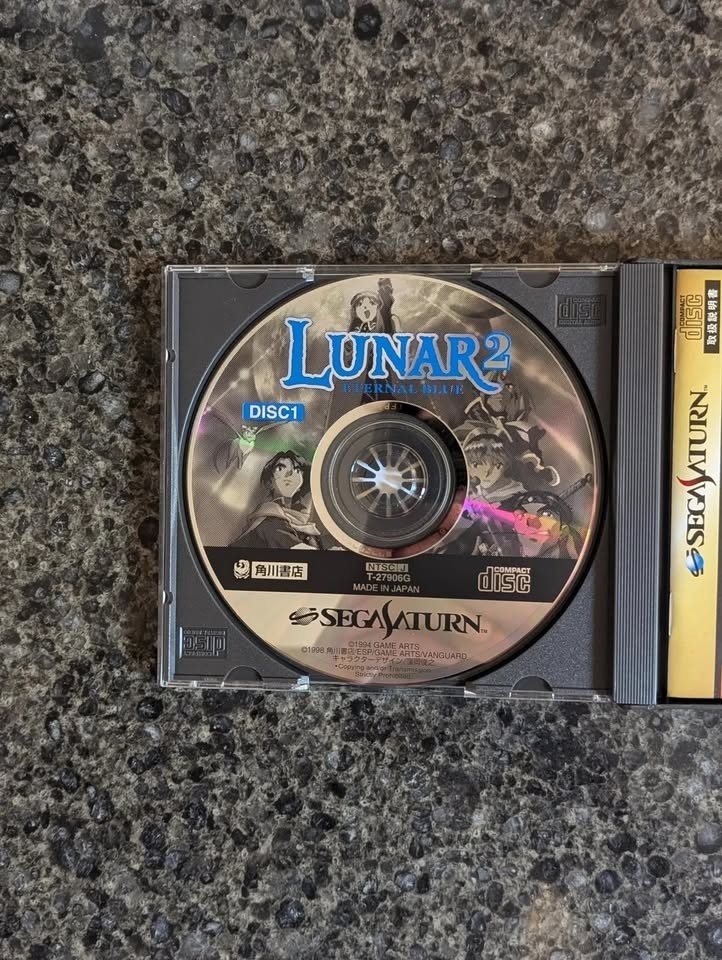 Japan Import Sega Saturn - Lunar 2 Eternal Blue - NTSC-J - photo 2