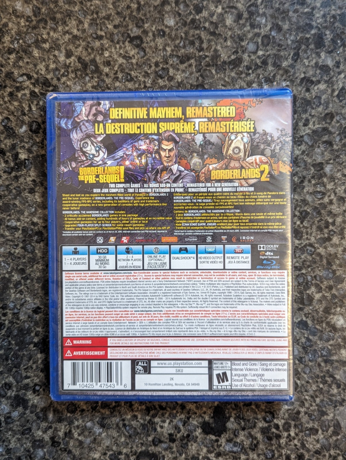 Borderlands: The Handsome Collection - Sony PS4 - Factory Sealed - photo 2