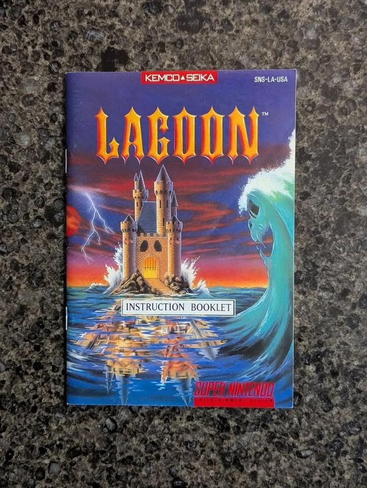 Lagoon - Super Nintendo Entertainment System - SNES - Game Cartr - photo 2