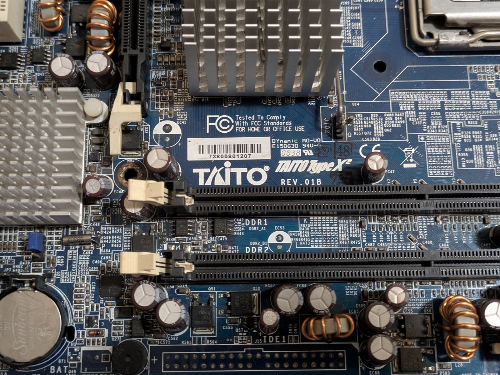 Taito Type X2 Arcade Motherboard For Parts/Repair - Not Working - photo 2