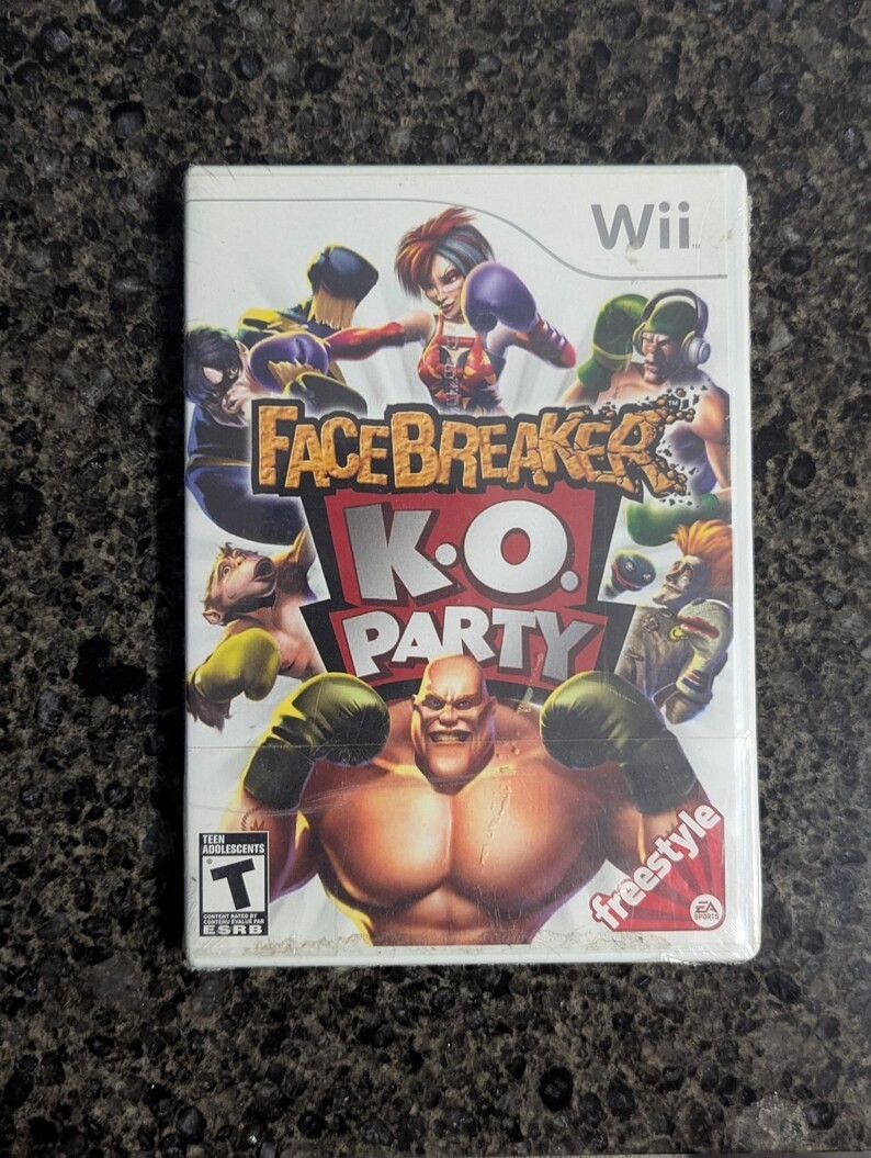 New Sealed FaceBreaker K.O. Party (Nintendo Wii) CIB