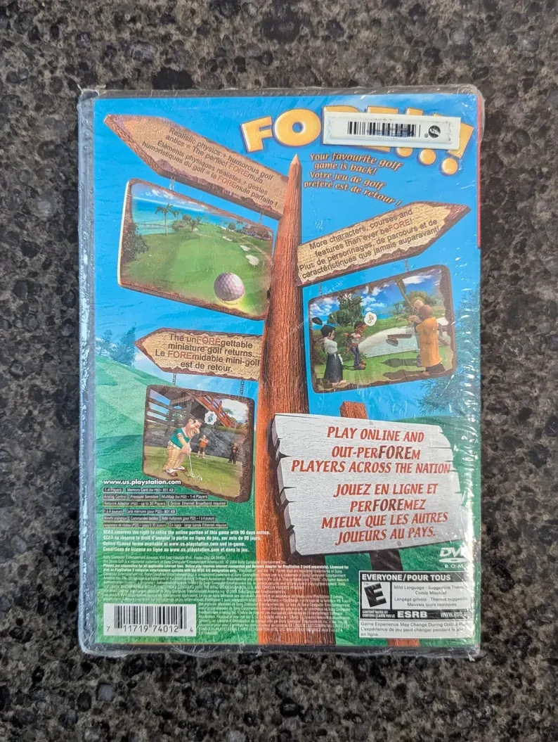Hot Shots Golf: Fore (PS2, 2004) BRAND NEW SEALED - photo 3