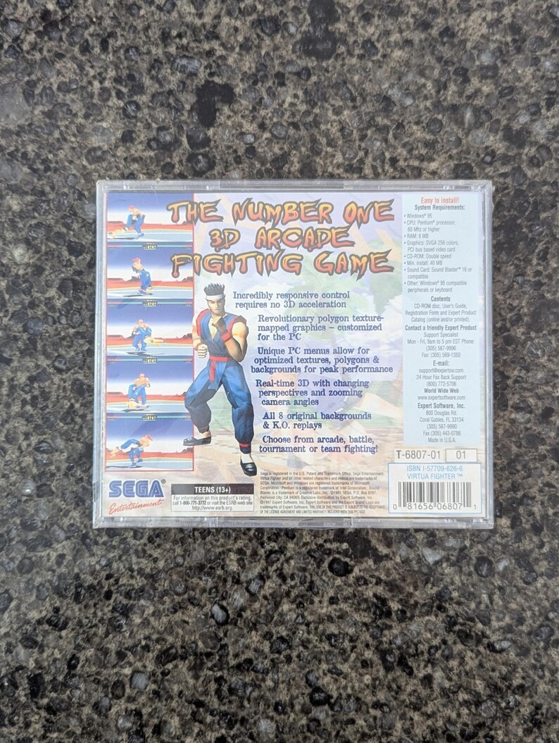 Virtua Fighter PC - Sega PC Collection - New Sealed! - NOS! - photo 4