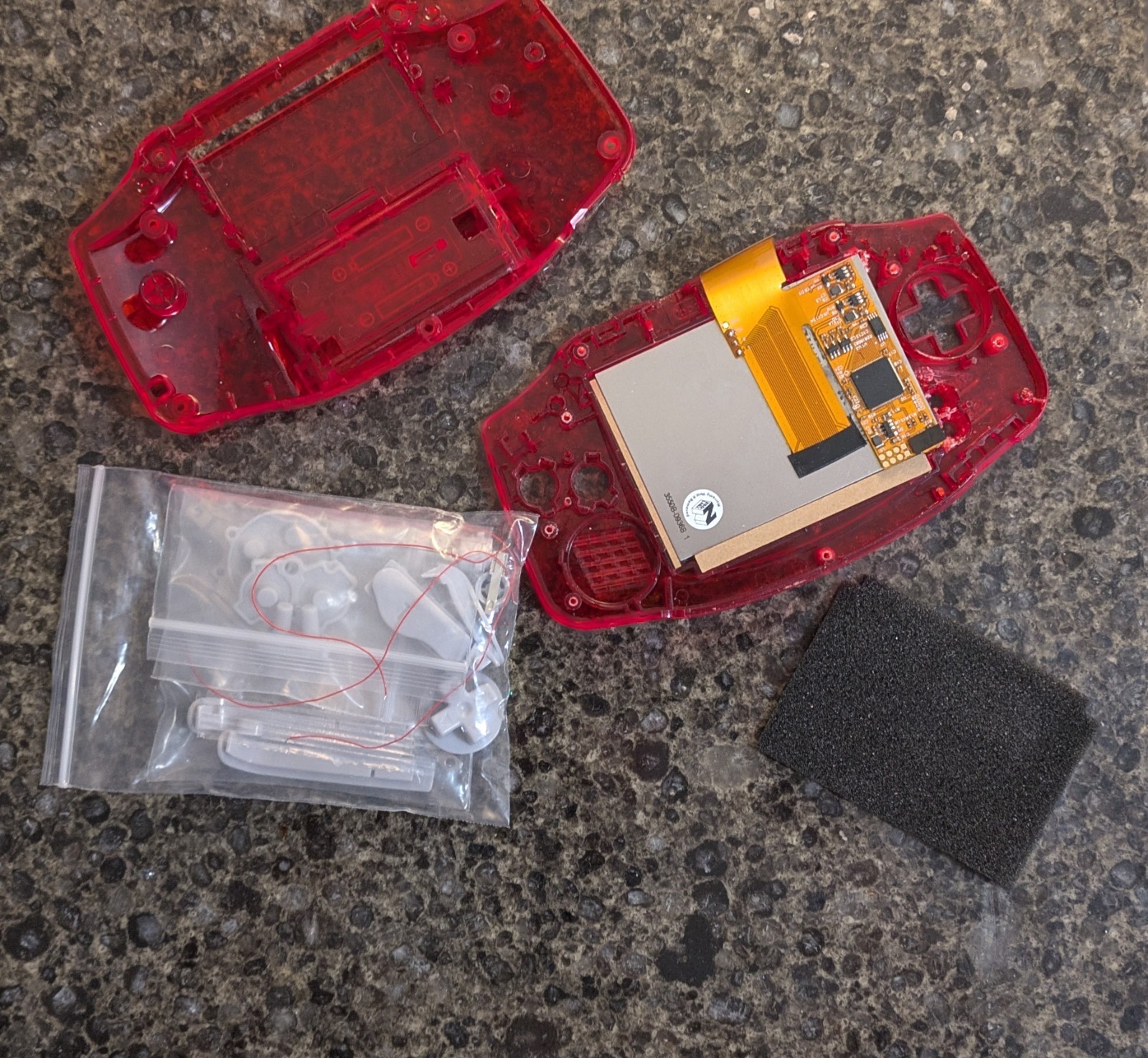 Game Boy Advance Zedlabz Shell & IPS LCD - Untested - photo 2