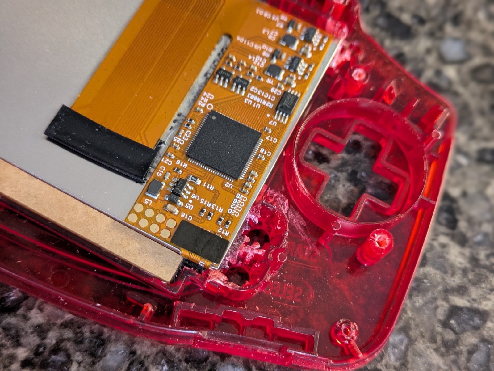 Game Boy Advance Zedlabz Shell & IPS LCD - Untested - photo 3