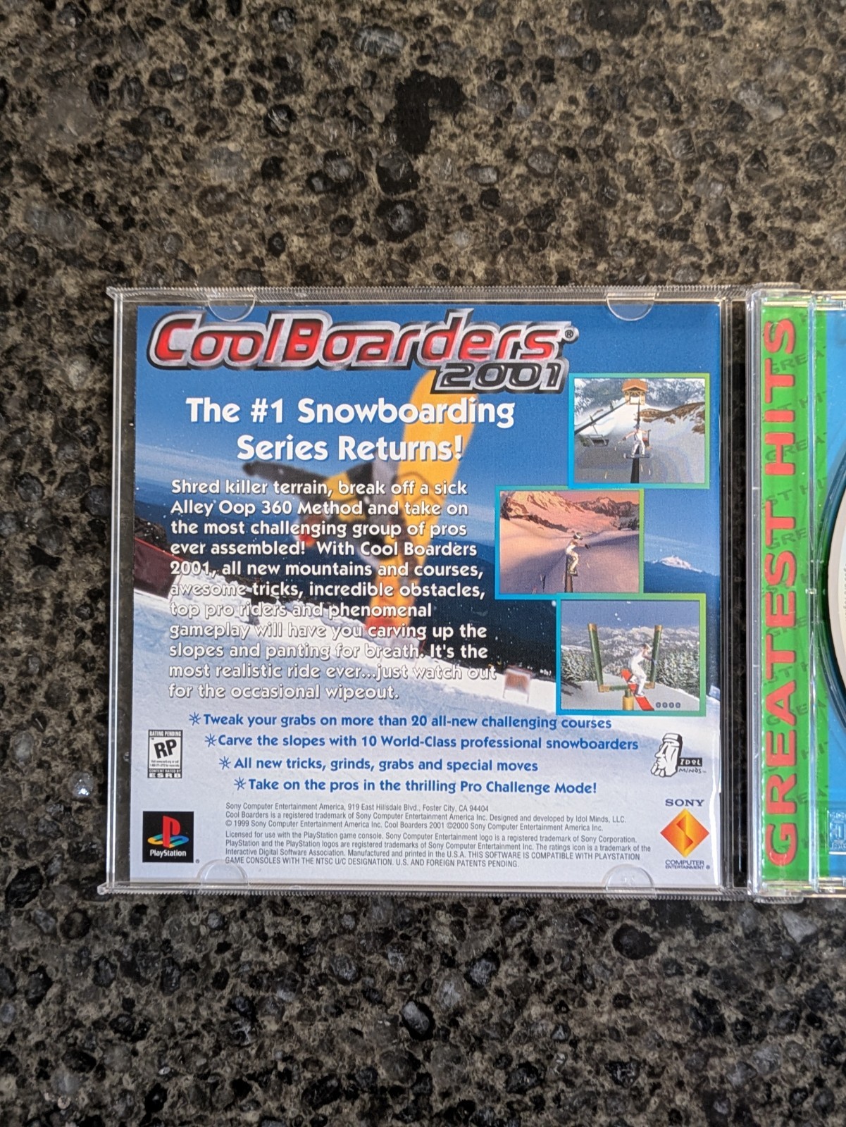 Cool Boarders 4 (PS1) Complete w/ Manual - Tested - photo 2