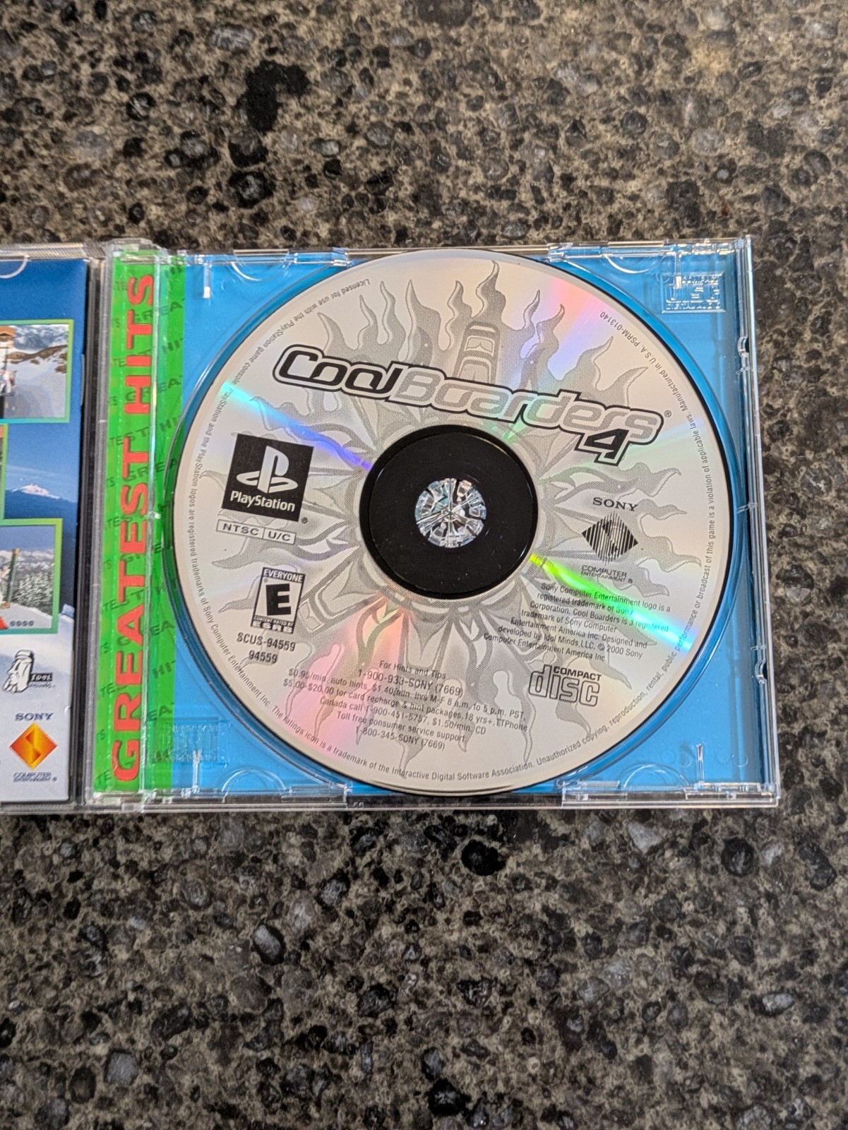 Cool Boarders 4 (PS1) Complete w/ Manual - Tested - photo 3