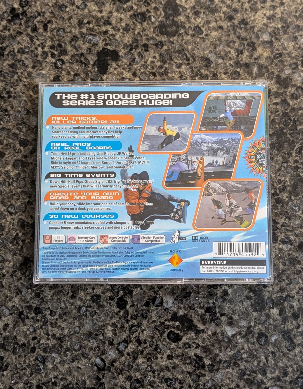 Cool Boarders 4 (PS1) Complete w/ Manual - Tested - photo 4