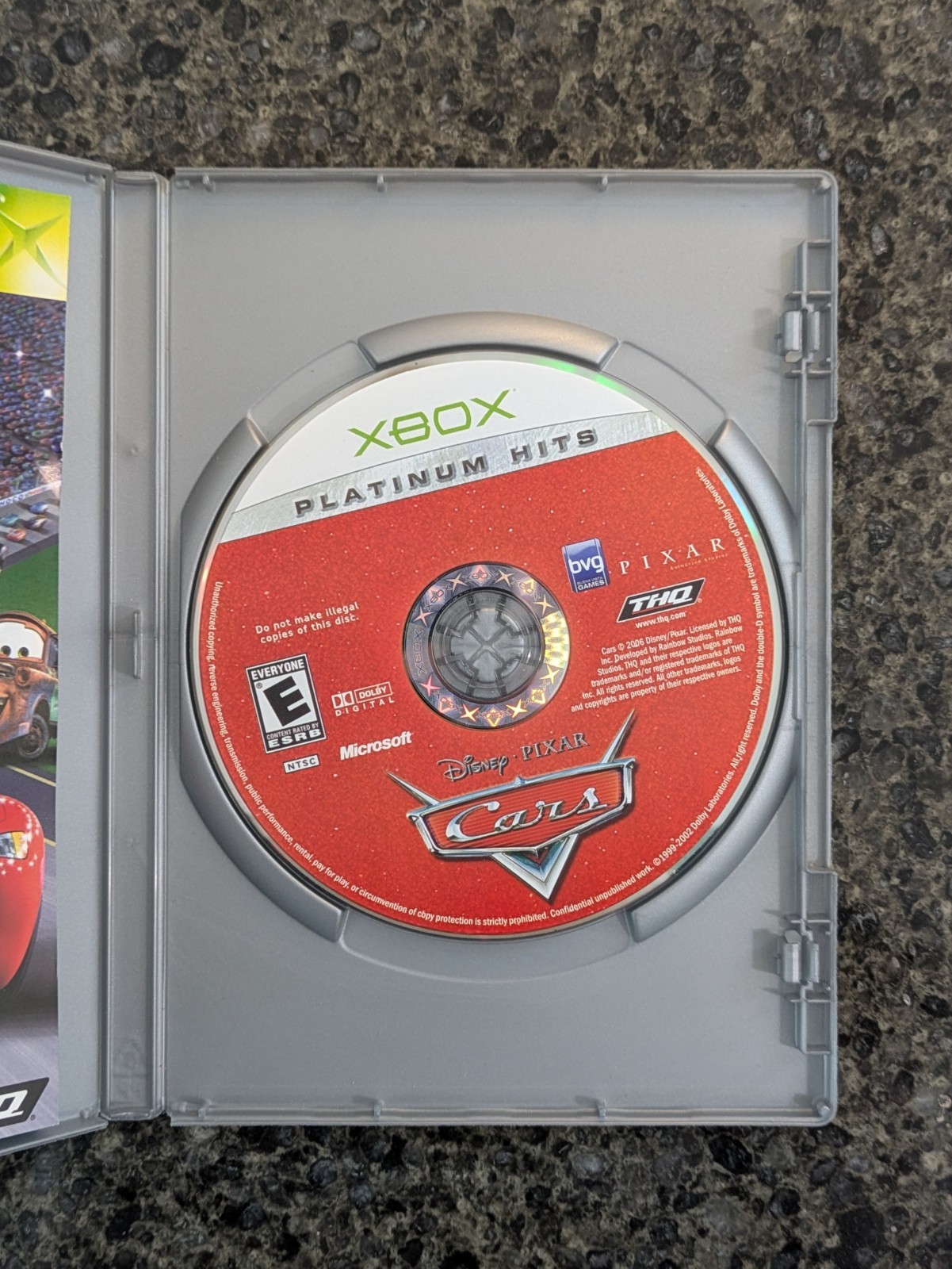 Disney Cars (Microsoft Xbox, 2006) Platinum Hits CIB - photo 3