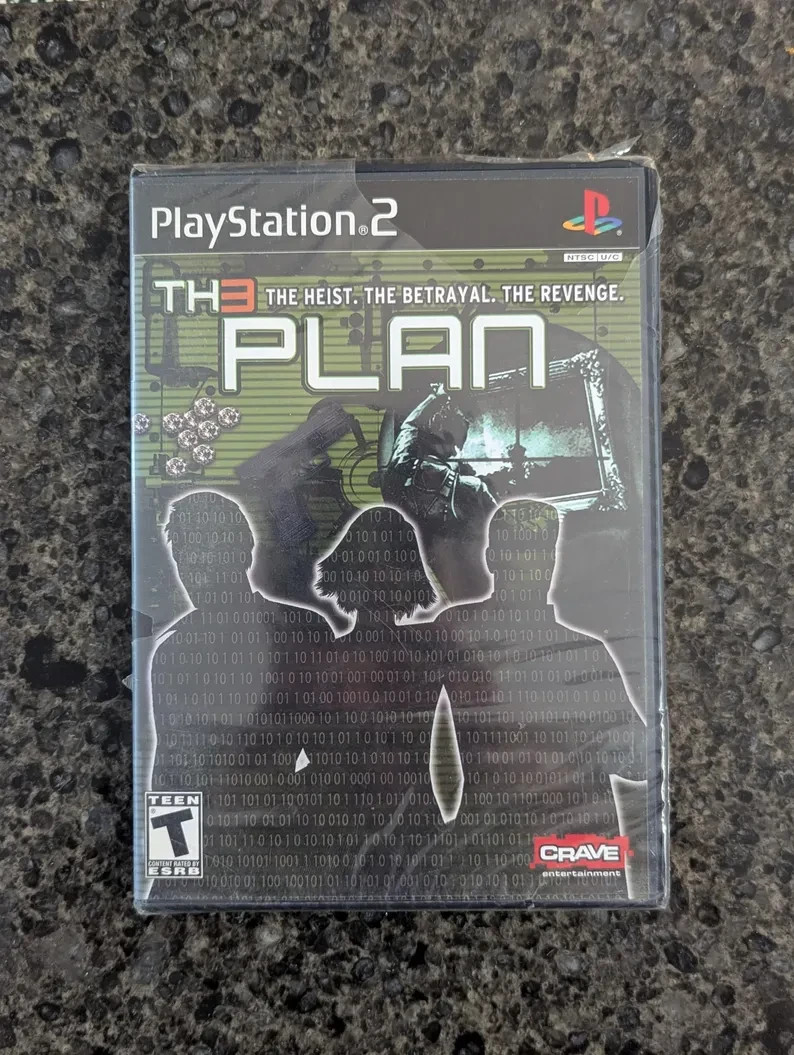 Th3 Plan - Sony Playstation 2 - PS2 - Sealed! Plastic is ripped