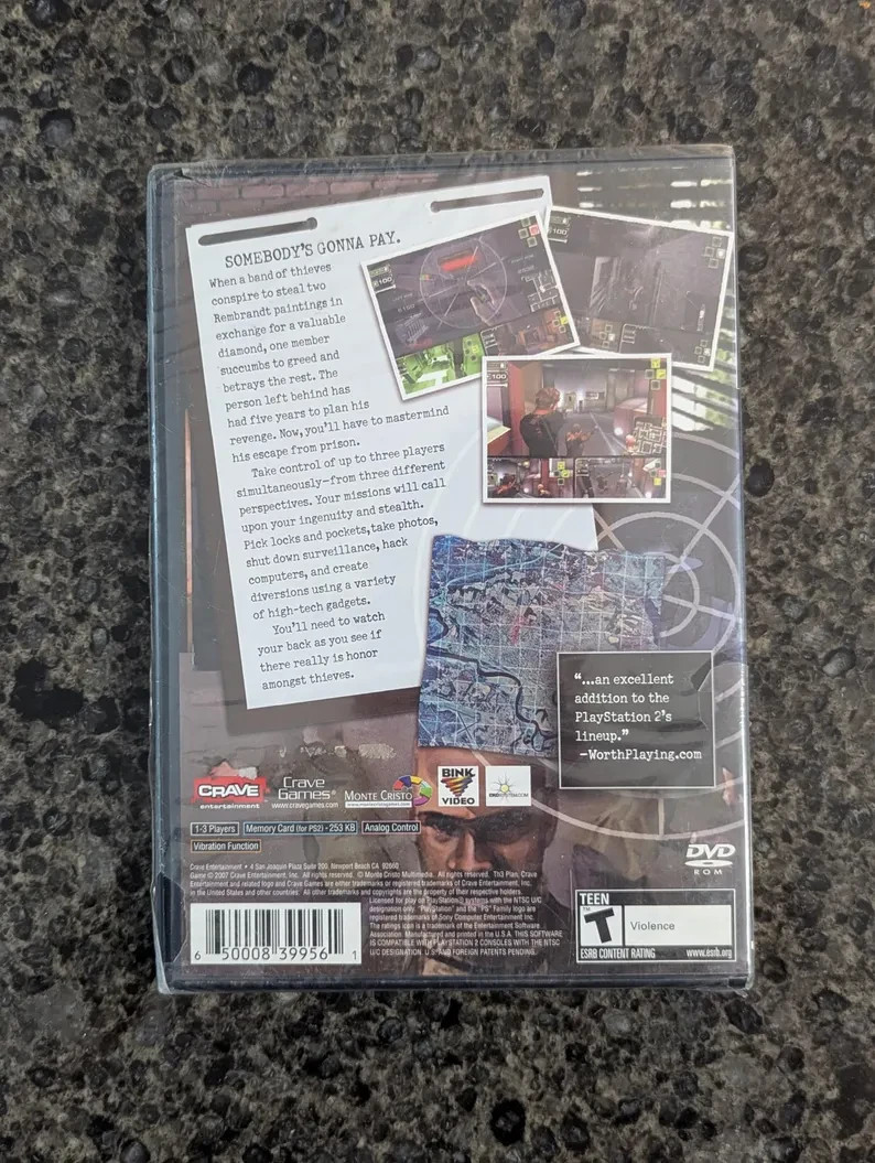 Th3 Plan - Sony Playstation 2 - PS2 - Sealed! Plastic is ripped - photo 4