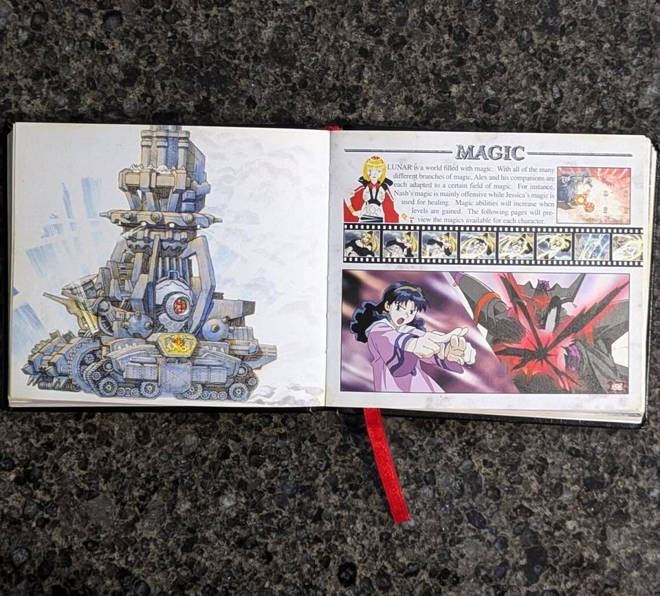 Lunar Silver Star Story Complete - PS1 Manual Only - photo 2