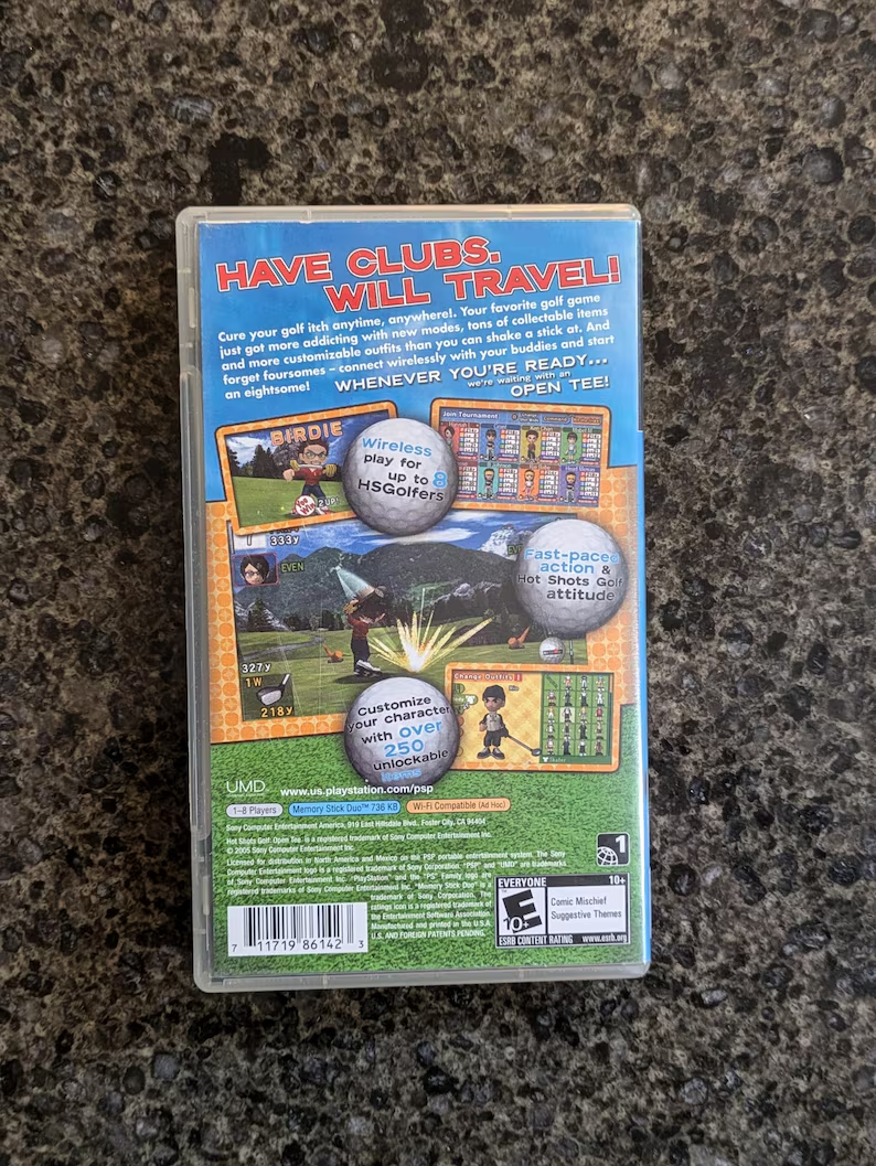 Hot Shots Golf Open Tee - Sony PSP - Complete Game - photo 4
