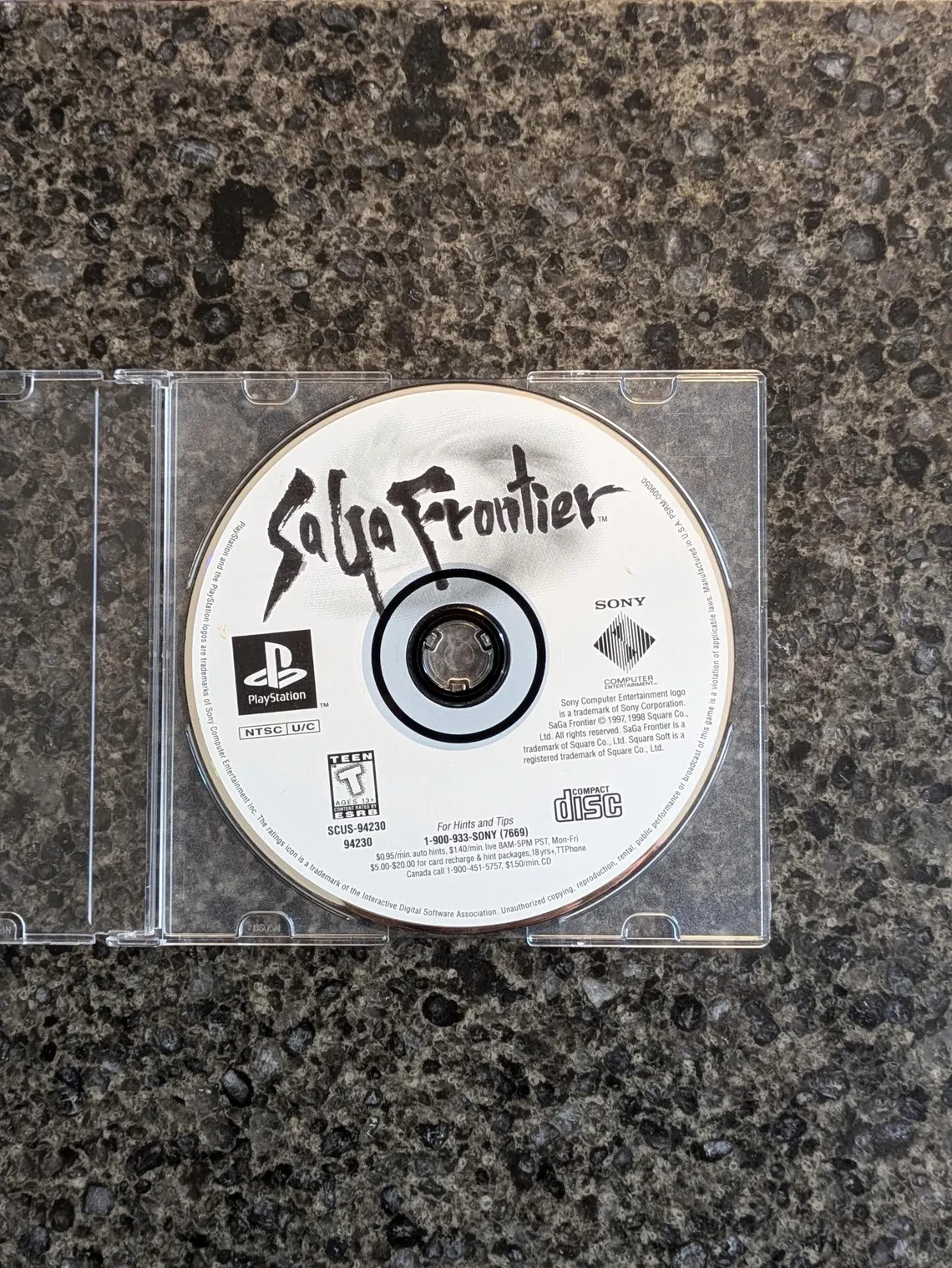 Saga Frontier Disc Only Sony Playstation 1 PS1 Tested
