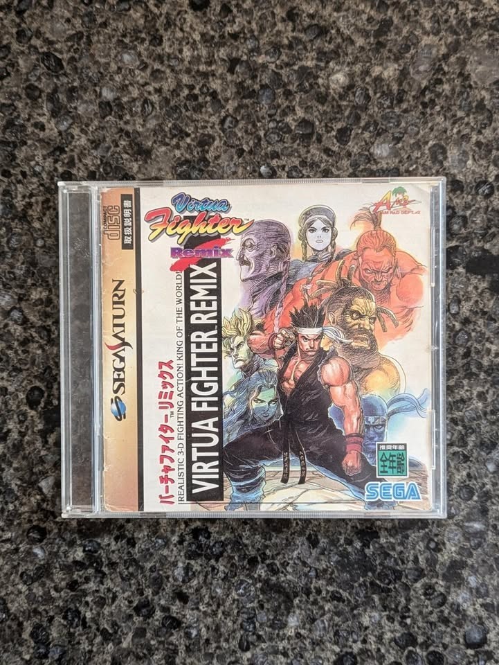 Virtua Fighter Remix - SEGA Saturn Game (NTSC-J) w/ Manual
