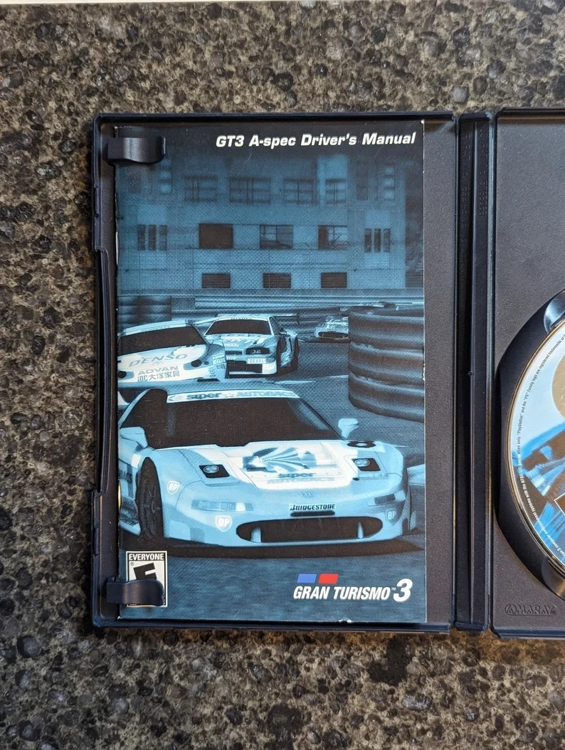 Gran Turismo 3 A-Spec (Black Label) PS2 - Complete In Box - photo 2