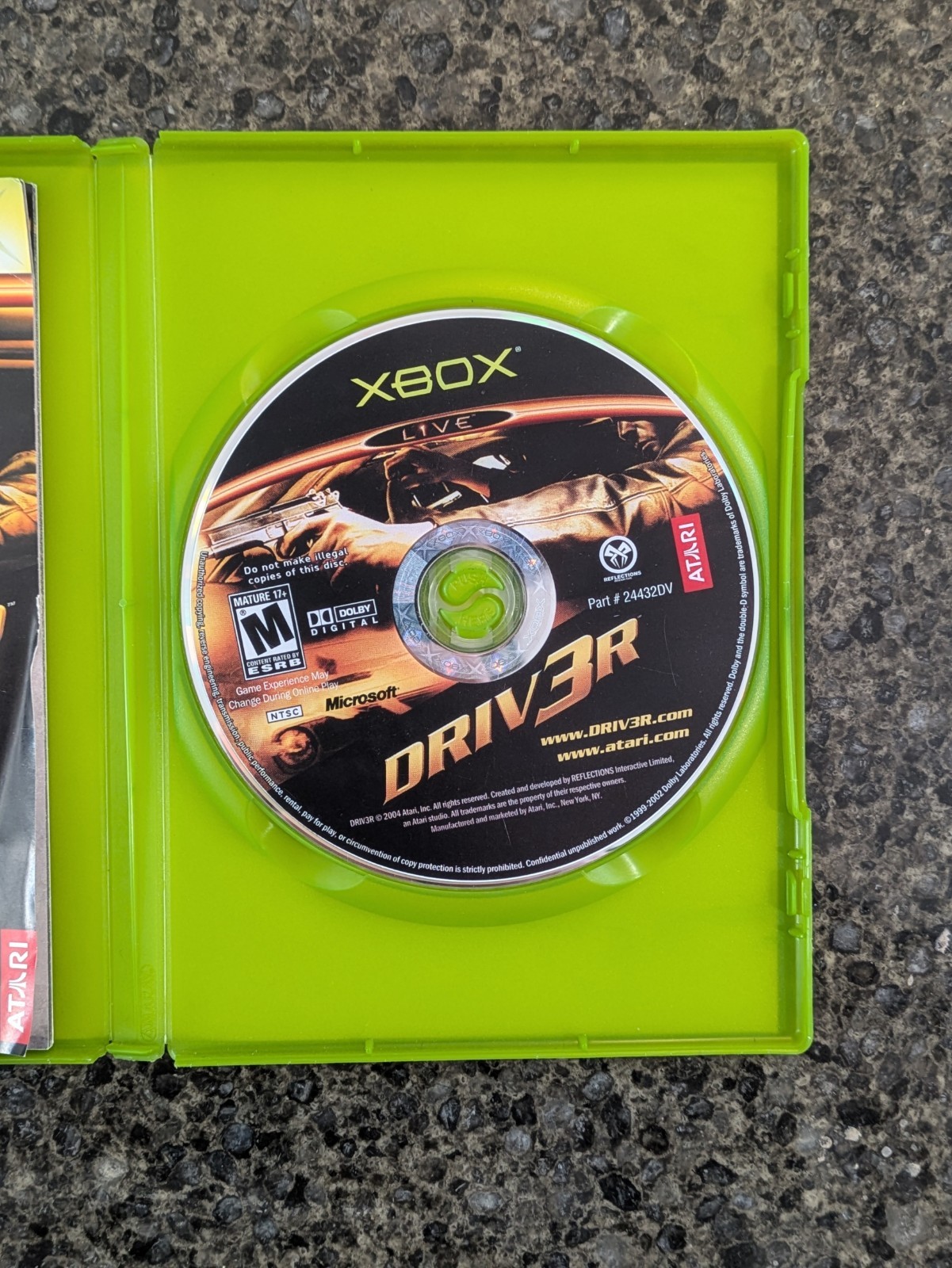 Microsoft XBOX Driver 3 - Complete Game CIB - Atari - photo 3