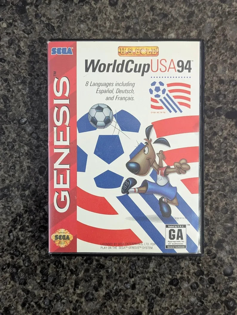 World Cup USA 94 ***Game and Case*** - Sega Genesis