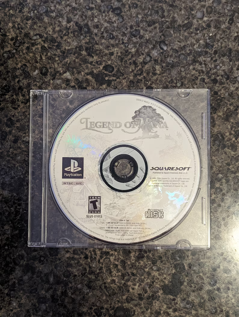 Legend of Mana (PS1, 2000) Disc Only