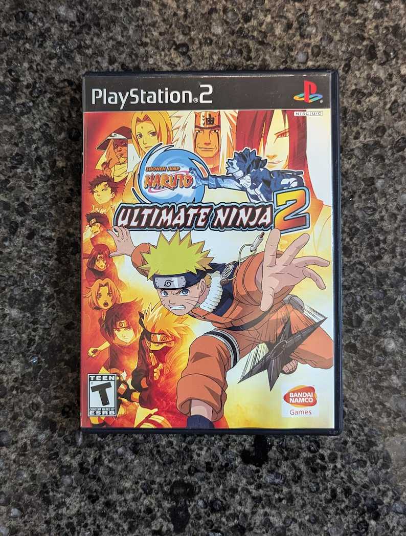 Naruto: Ultimate Ninja PS2 (2006) - Box & Manual