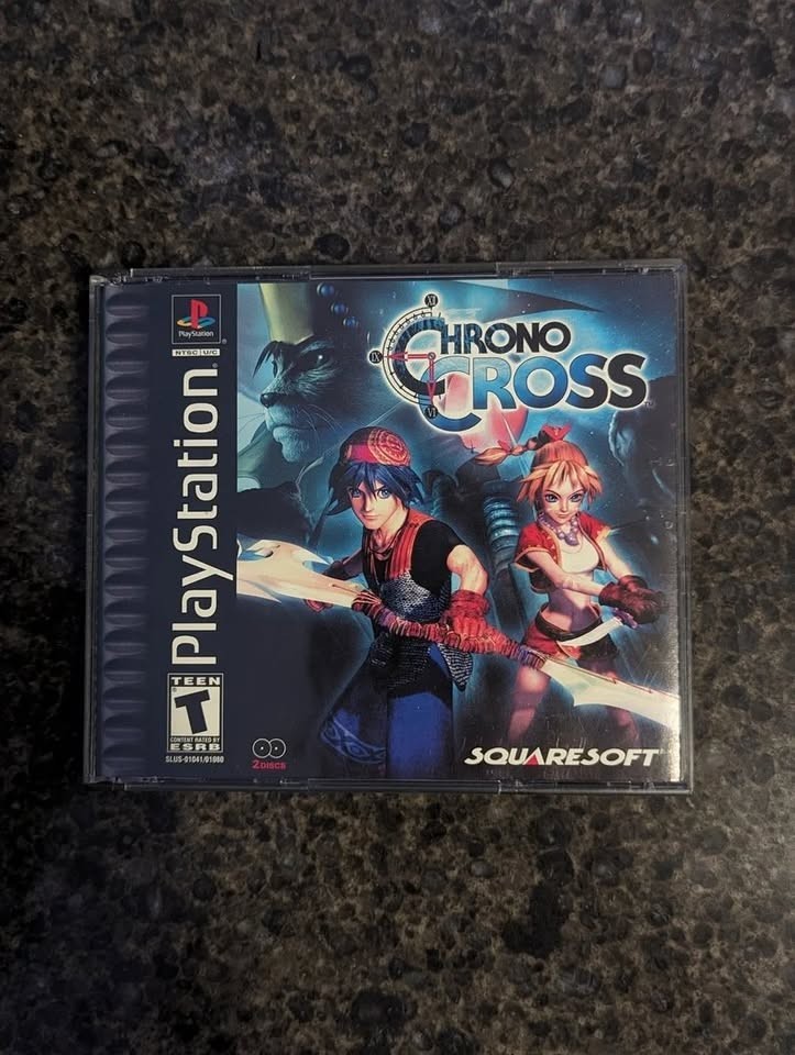 Chrono Cross Black Label PS1 (No Manual)