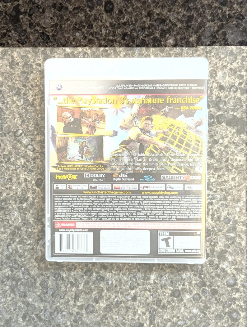 Uncharted 3: Drake's Deception - PS3 - Complete - photo 4