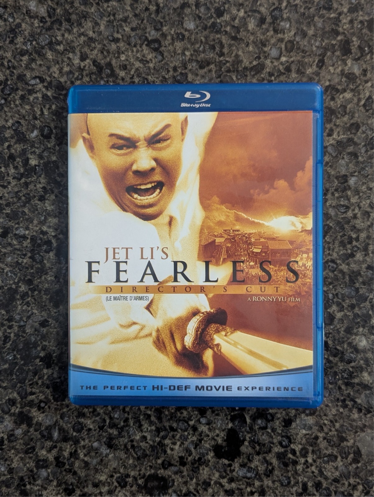 Fearless (Blu-ray Disc, 2009, Canadian) Jet Li