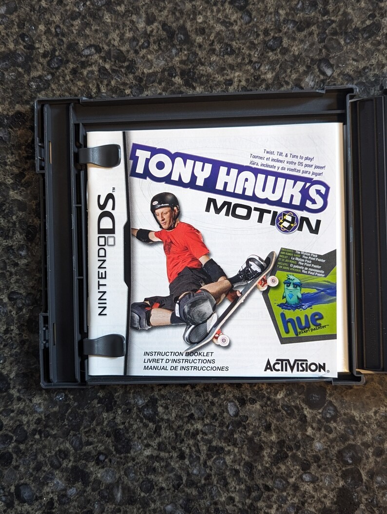 Tony Hawk's Motion (Nintendo DS, 2008) With Manual (Canadian) - - photo 2