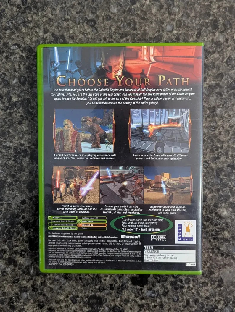 Star Wars: Knights of the Old Republic (Xbox) - No Manual - photo 3