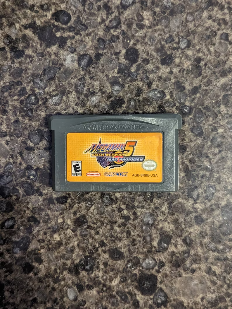 Megaman Battle Network 5 Team Protoman GBA Authentic Tested