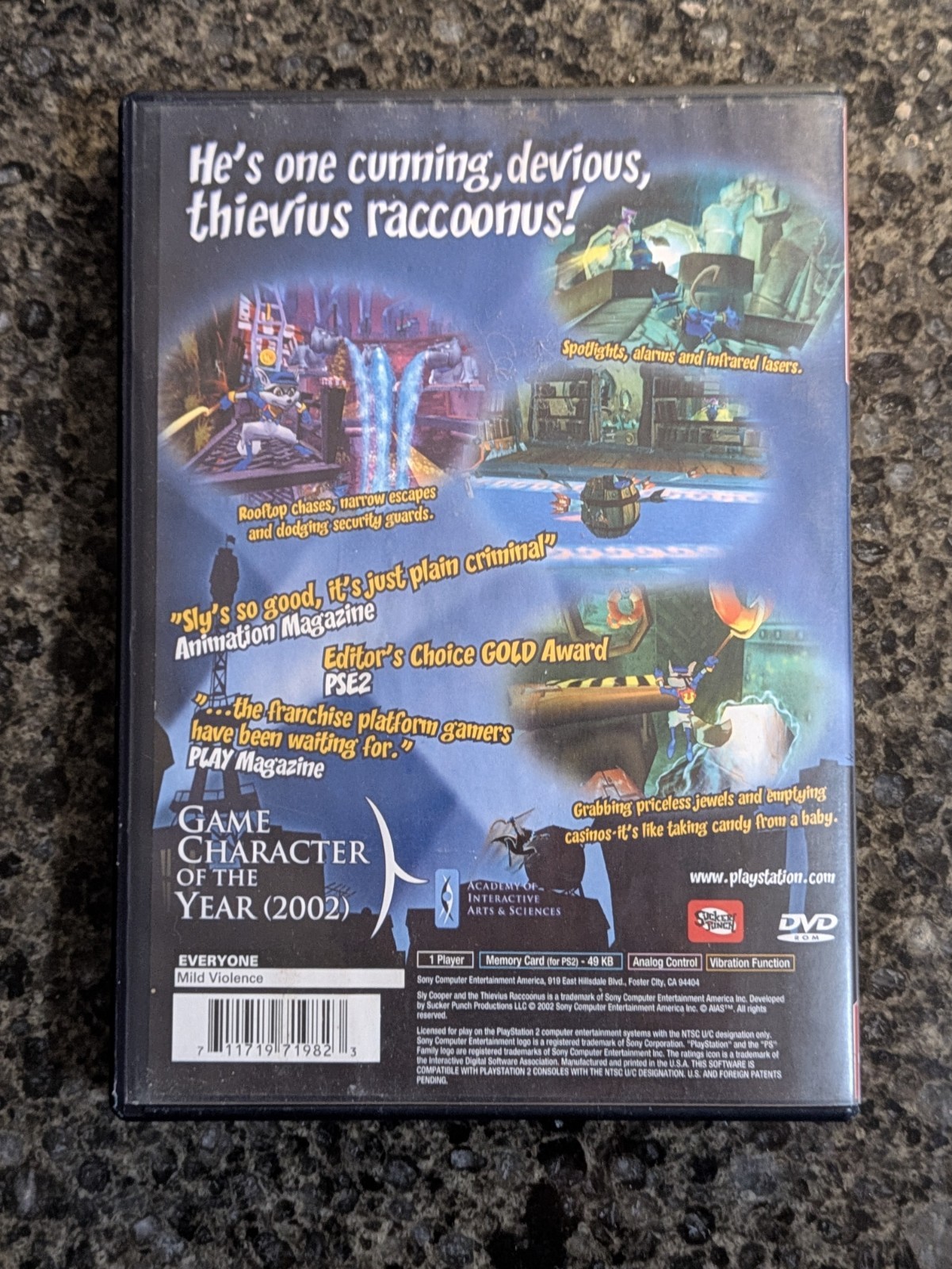 Sly Cooper and the Thievius Raccoonus PS2 Greatest Hits Tested N - photo 3