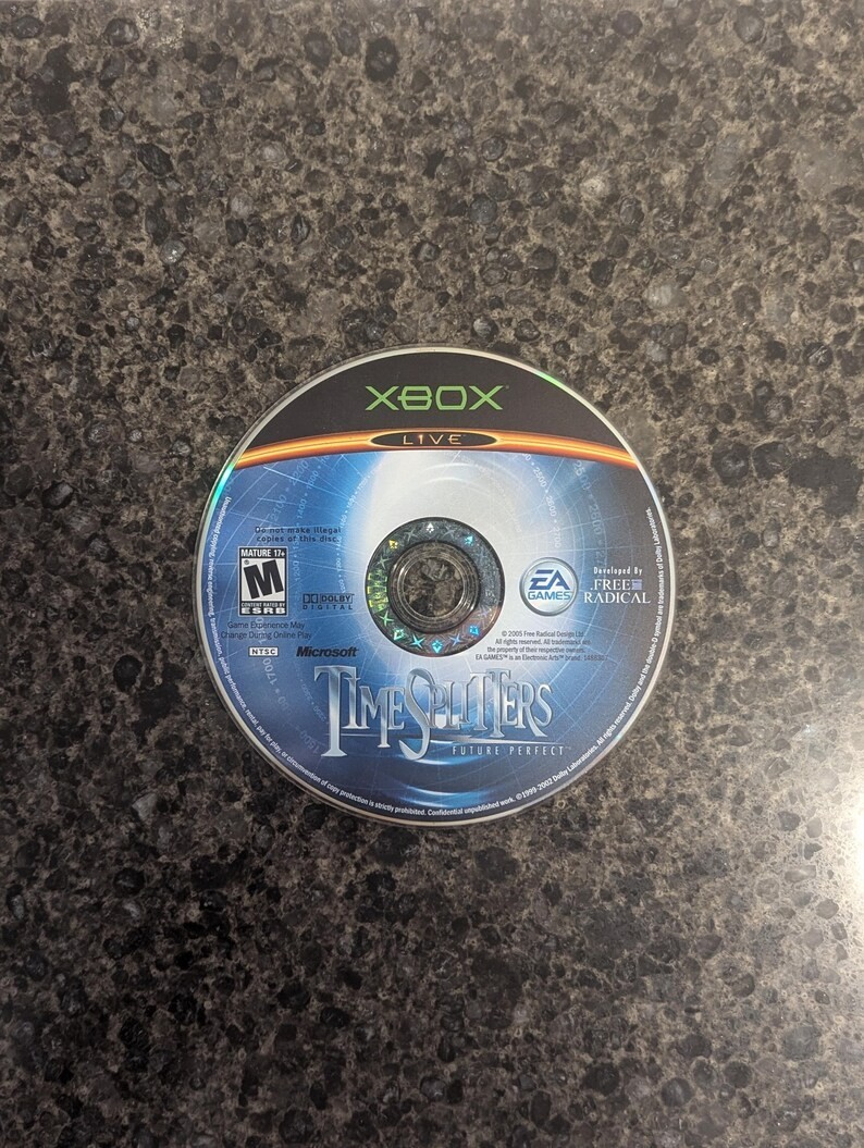 TimeSplitters: Future Perfect (Xbox, 2005) Game Only - Tested