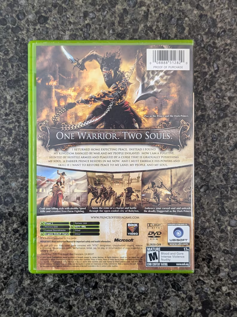 Prince of Persia: The Two Thrones (Xbox, 2005) CIB - photo 4