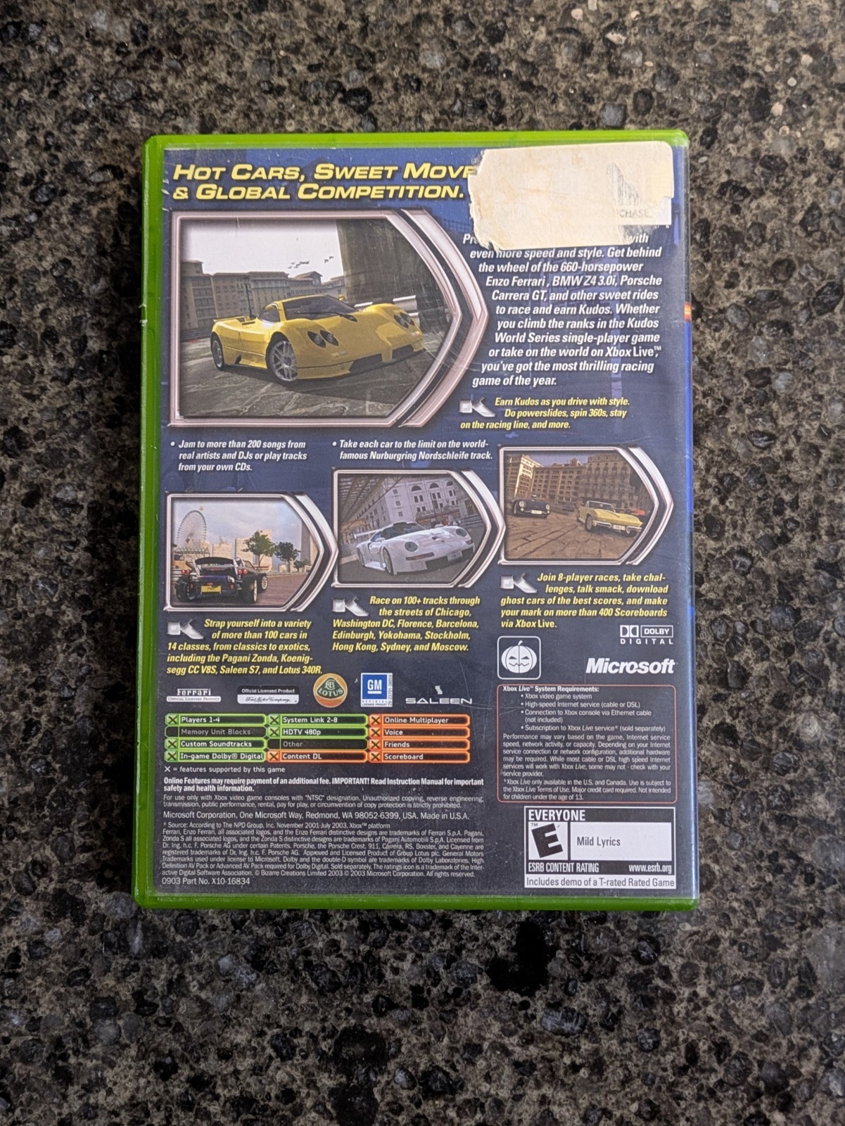 Project Gotham Racing 2 - Microsoft Xbox - Game, Case No Manual - photo 3
